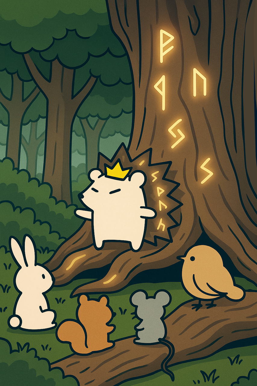 BitWood Sacred Tree with Forest Animals